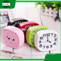 cheap mini cartoon plastic square loudspeaker children table digital alarm clock